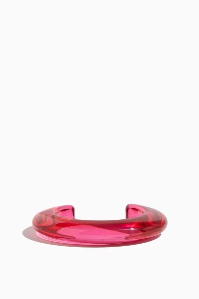 Ridge Cuff in Magenta Pink