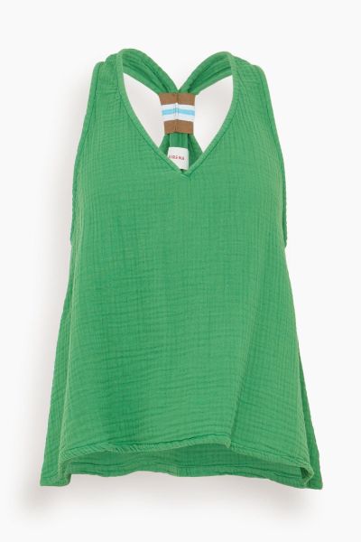 Axl Top in Pesto