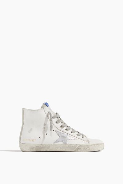 Francy Sneaker in White/Silver/Milk