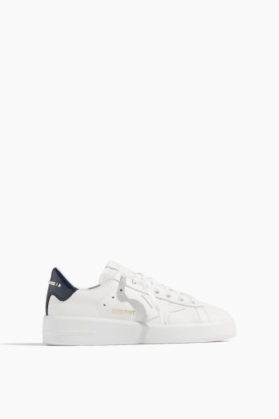 Pure Star Sneaker in White/Blue