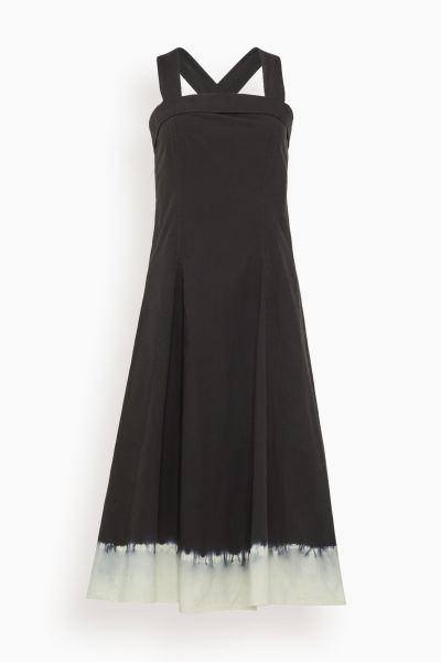 Edie Dress in Black/White