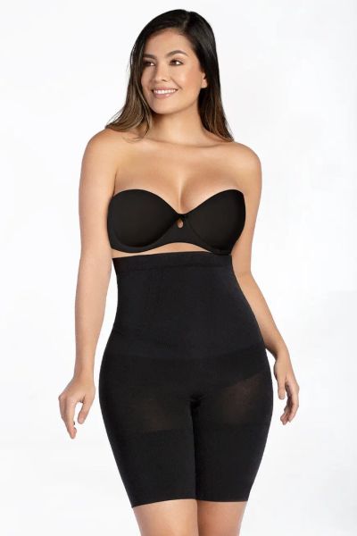 Comfort Evolution Hi-Waist Thigh Slimmer Black / S