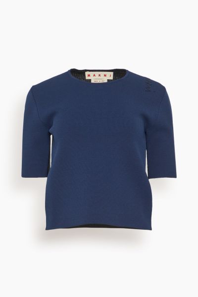 Roundneck Sweater in Midnight