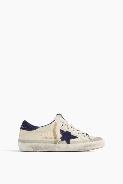 Superstar Sneaker in Cream/Blue/Ice