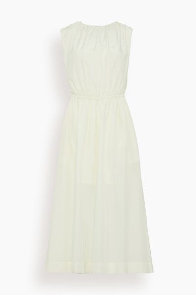 Aphrodite Long Sleeveless Dress in Ivory