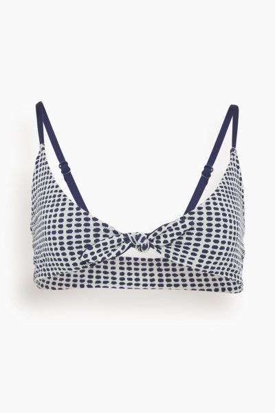 Sara Tie Front Top in Sisay Blue