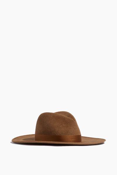 Jeanne Hat in Pecan/Tonal