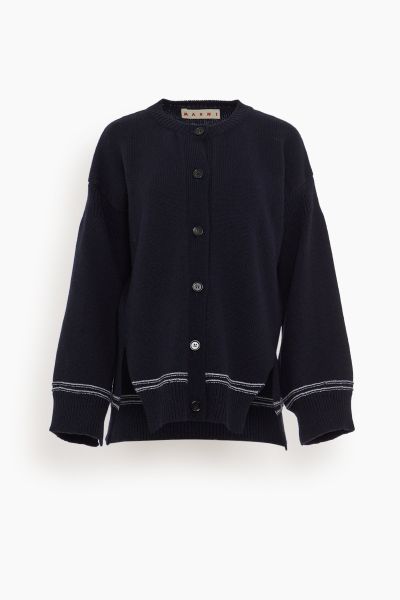 Cardigan in Light Navy