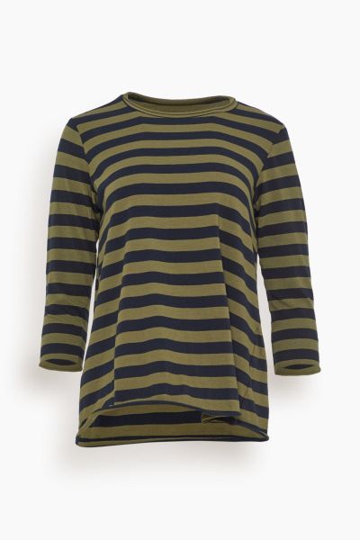 Maglia Jeppe Striped Jersey in Olive