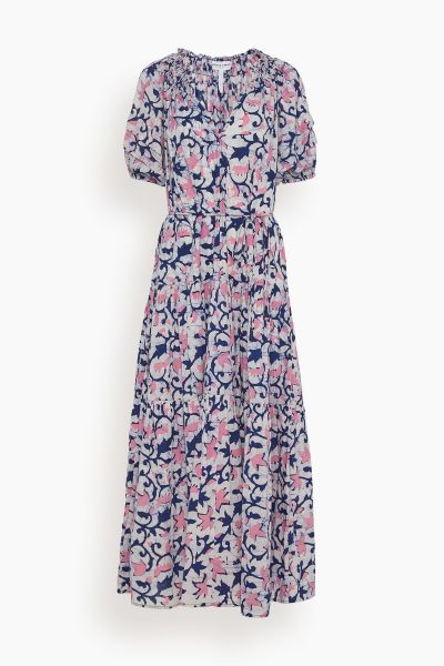 Uva Romantic Maxi Dress in La Vid Batik Rosa