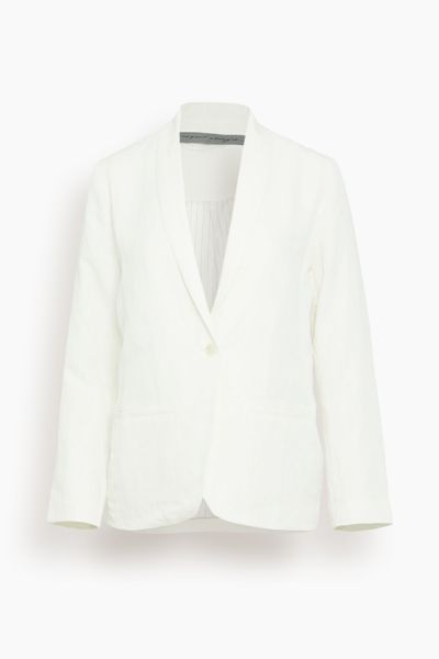 Clarissa Blazer in Washed White