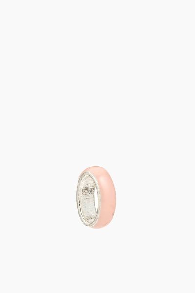 Pink Enamel Bead