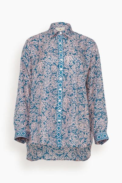 Stevie Shirt in Nispero Indigo