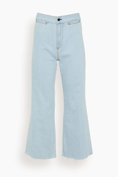 Crop Brighton Denim Pant in Bleach