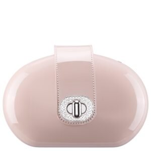 Nina Shoes Agatha Nude Patent PU Minaudiere