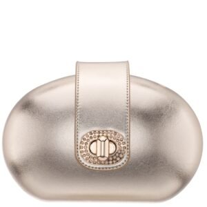 Nina Shoes Agatha Platino Met Foil PU Minaudiere