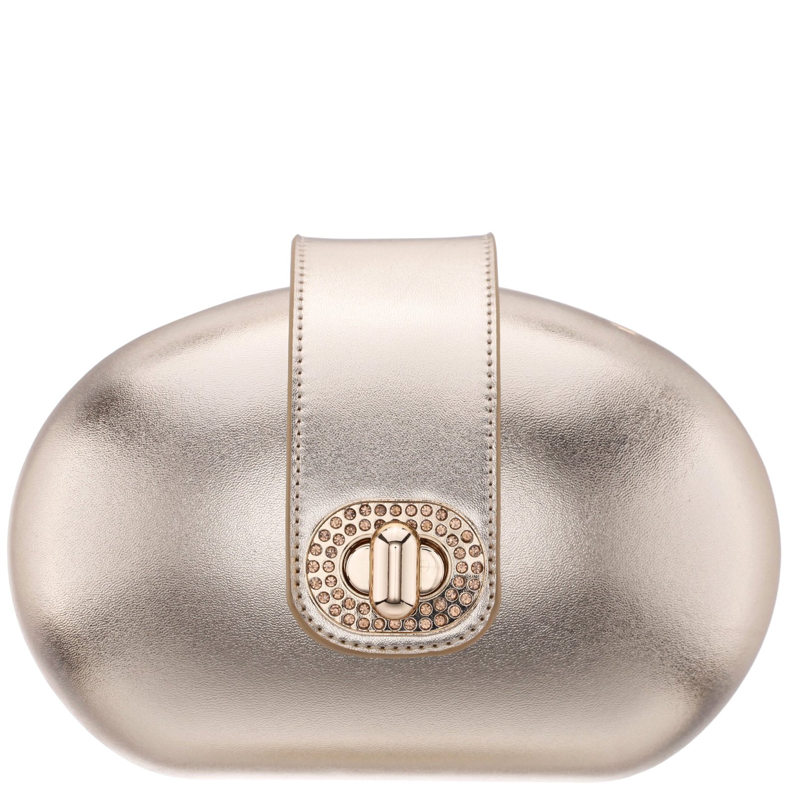 Nina Shoes Agatha Platino Met Foil PU Minaudiere