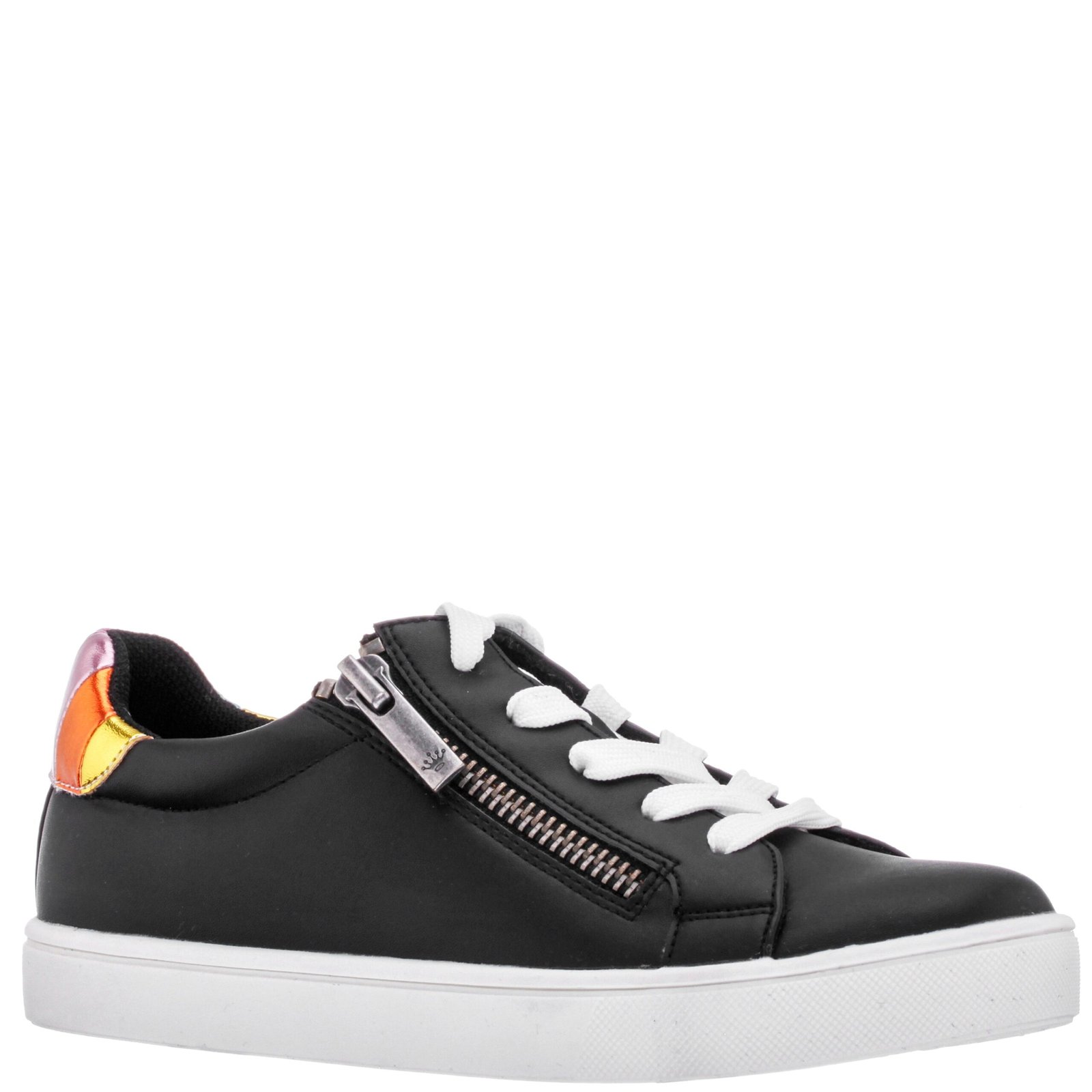 Nina Shoes Girls Ammber Black/Rainbow-Smooth Leather