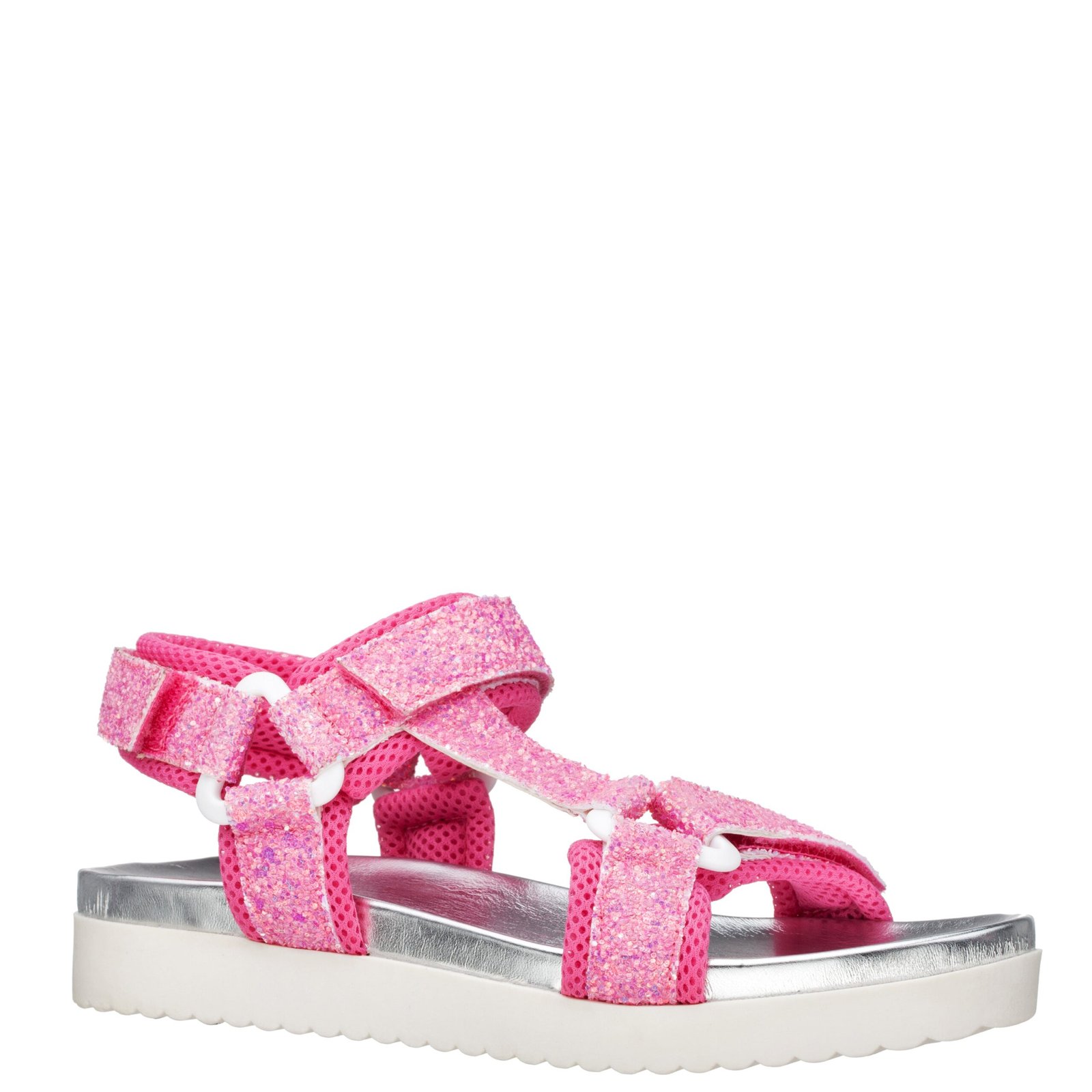 Nina Shoes Girls Anjelita Pink-Chunky Glitter
