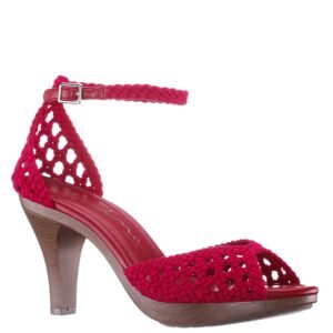 Nina Shoes Avenue Paprika Ankle Strap High-Heel Platform Sandals