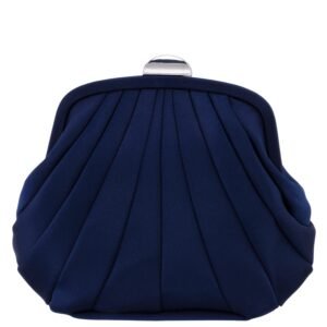 Nina Shoes Billow New Navy Satin Frame Bag