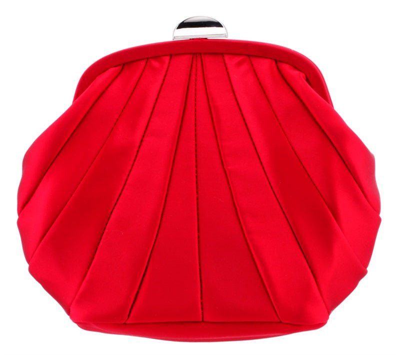 Nina Shoes Billow Red Rouge Satin Frame Bag