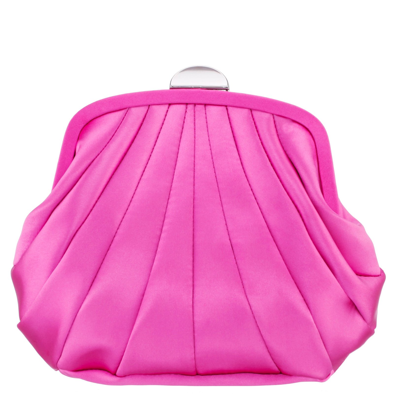 Nina Shoes Billow Ultra Pink Satin Frame Bag