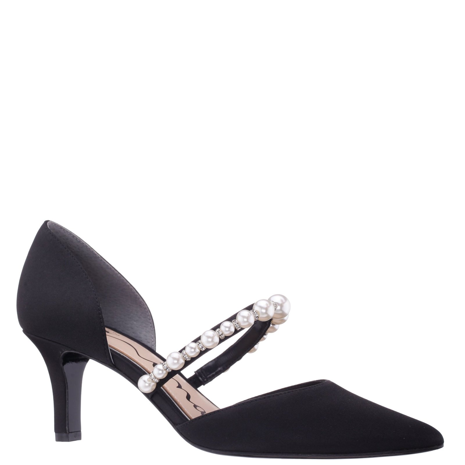 Nina Shoes Blair Black Mary Jane Mid-Heel Pumps
