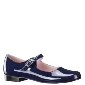 Nina Shoes Girls Bonnett Navy Patent