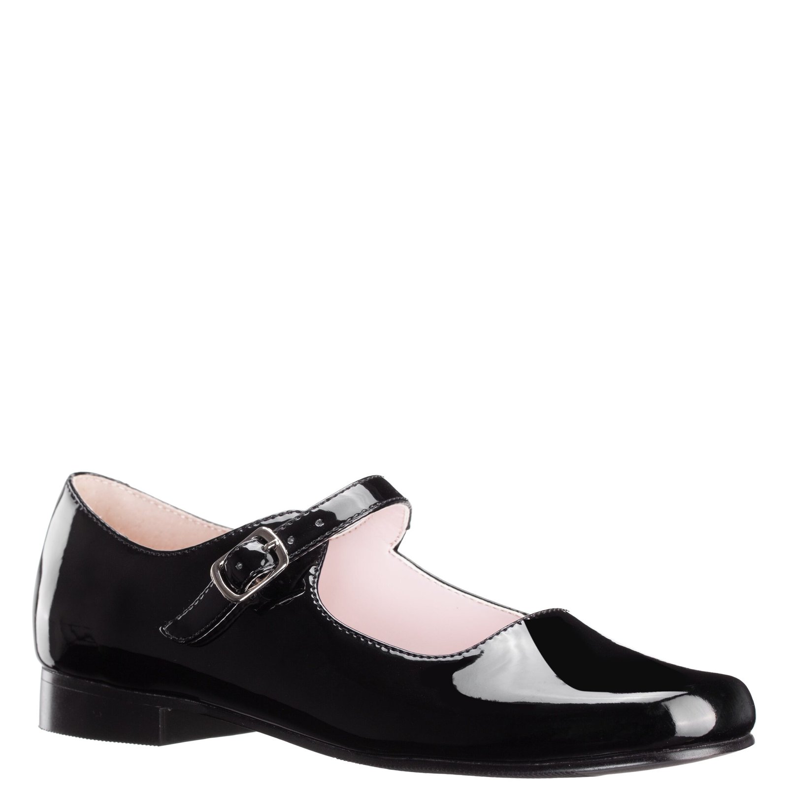 Nina Shoes Girls Bonnett Black Patent