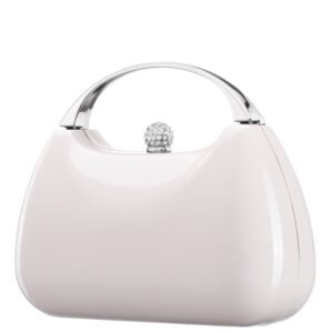 Nina Shoes Brando Ecru Patent PU Minaudiere