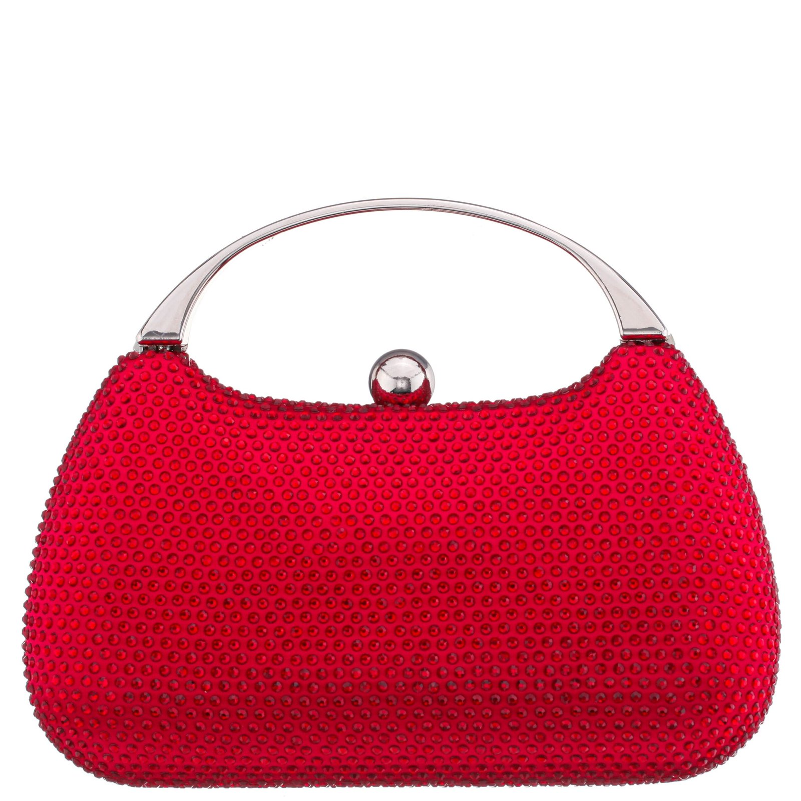 Nina Shoes Brando Siam Red Glass Crystal Minaudiere