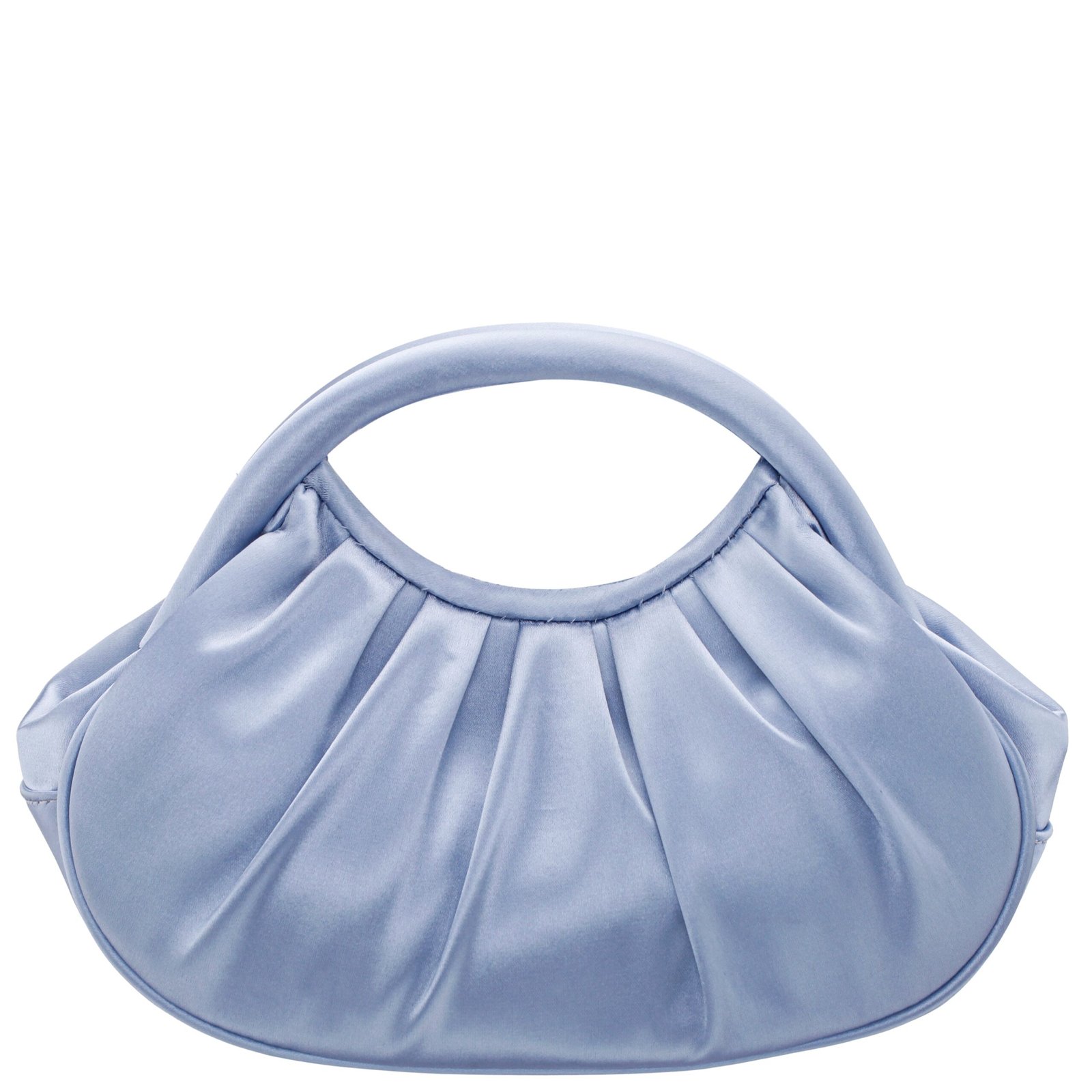 Nina Shoes Bren Icy Blue Satin Handle Satchel