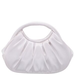 Nina Shoes Bren Ivory Satin Handle Satchel