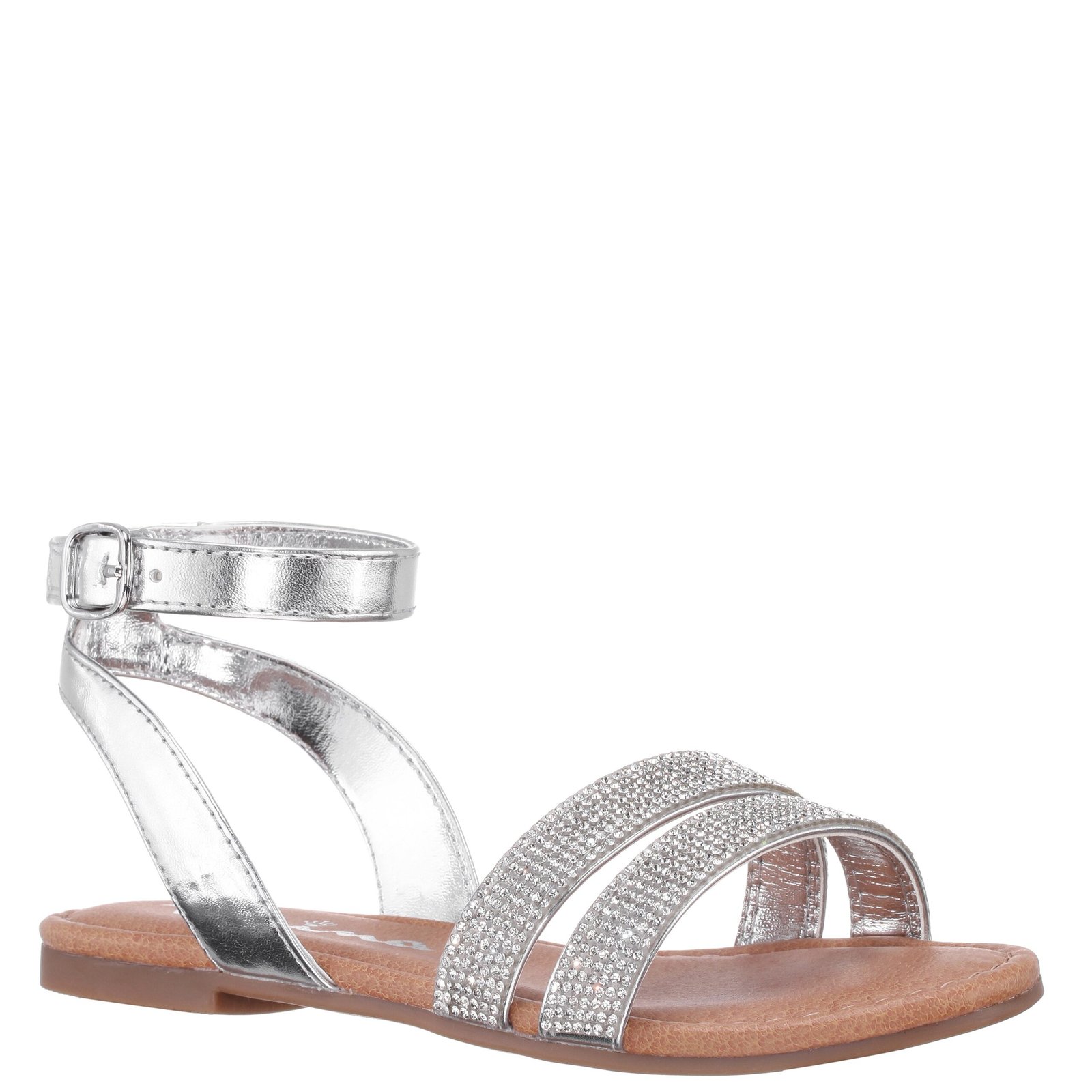 Nina Shoes Girls Cameena Silver-Metallic