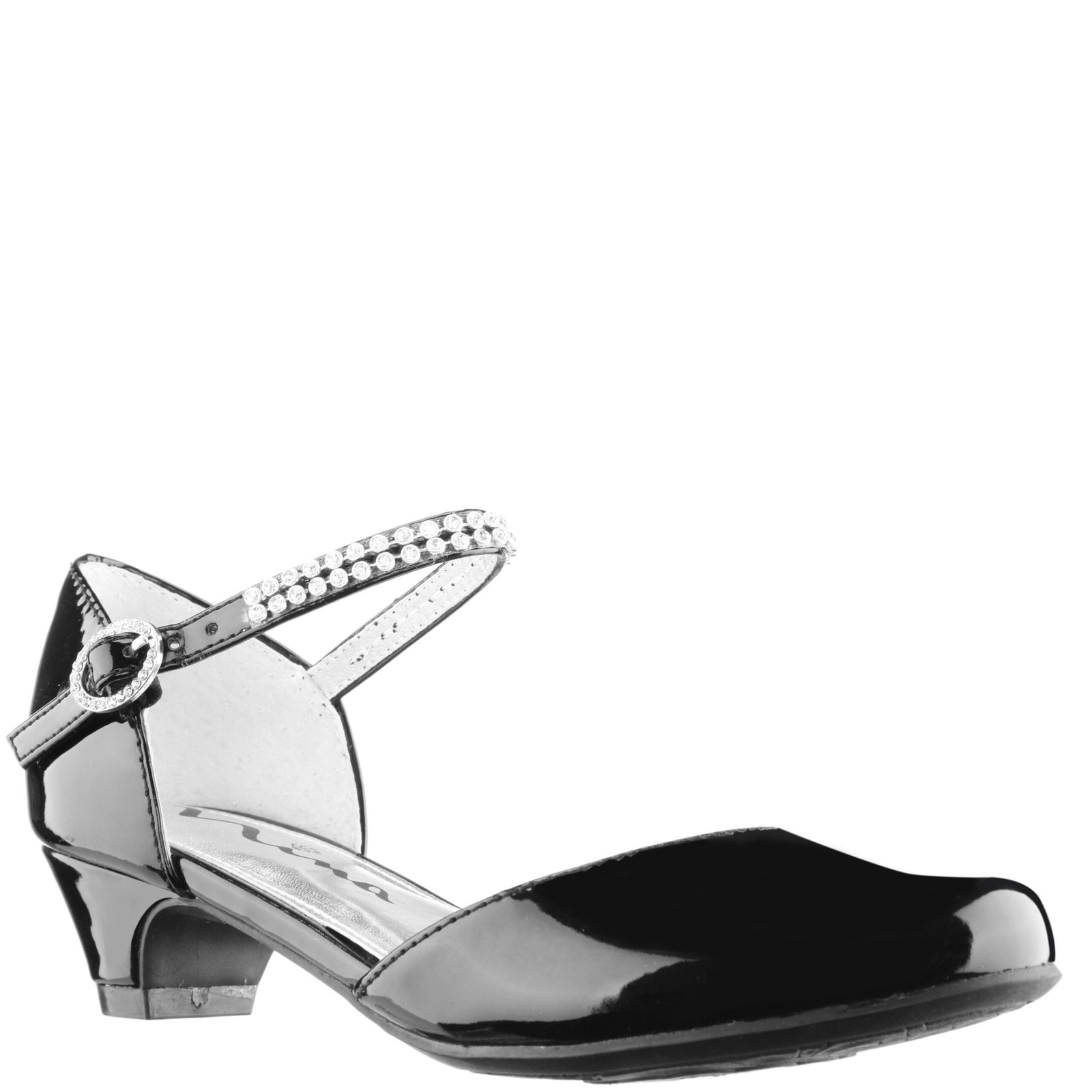 Nina Shoes Girls Cera Black Patent
