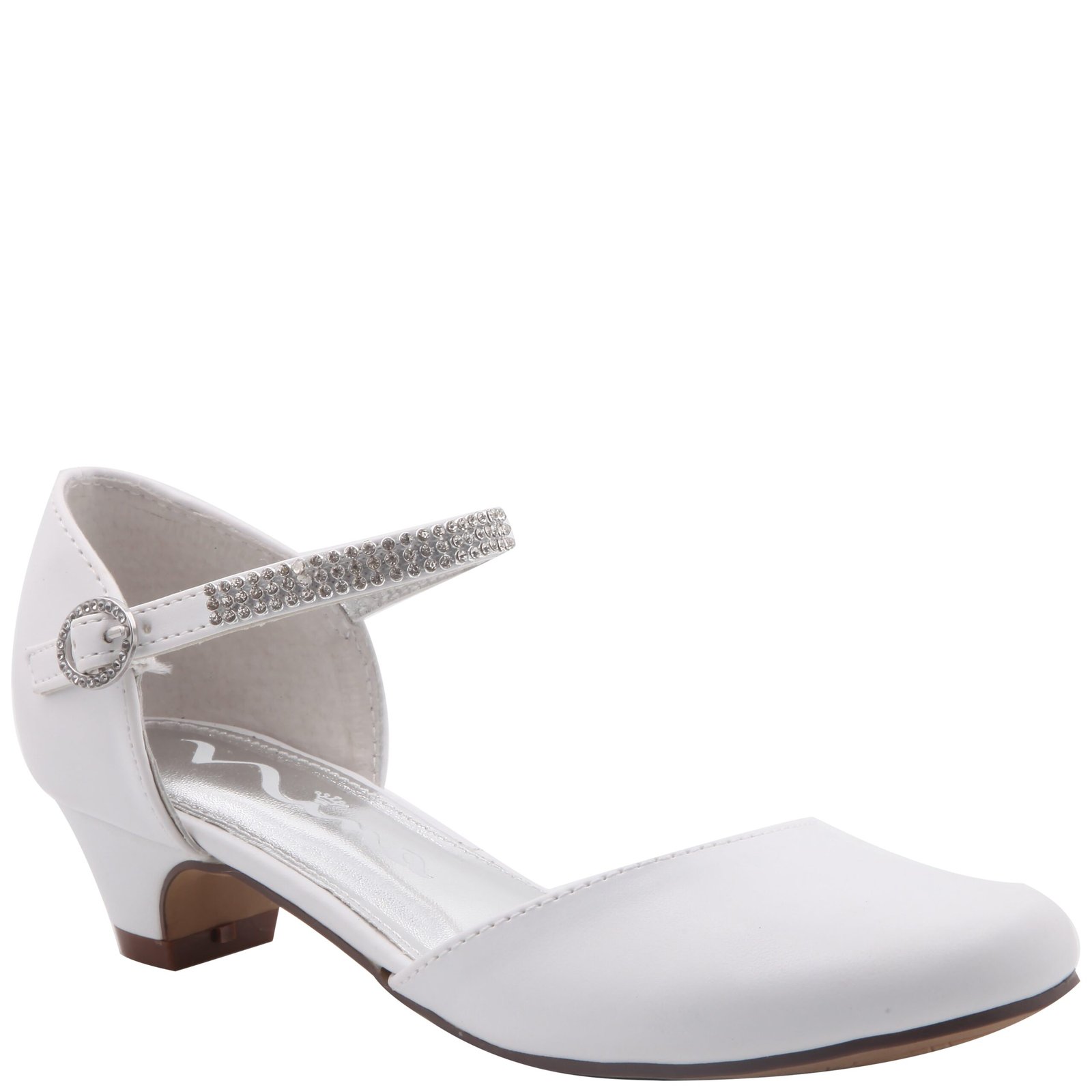 Nina Shoes Girls Cera White Smooth