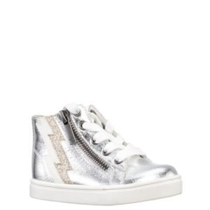 Nina Shoes Girls Cordelia Silver-Crepe/Mesh