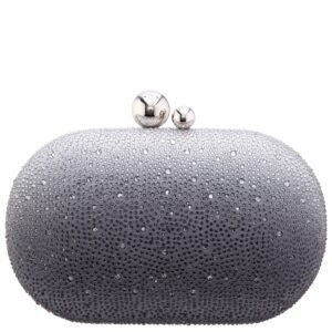Nina Shoes Criss Black Crystal Ombre Minaudiere
