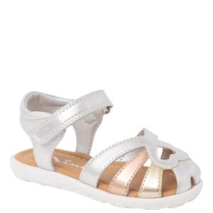 Nina Shoes Girls Dallina Metallic Metallic Fisherman Sandals