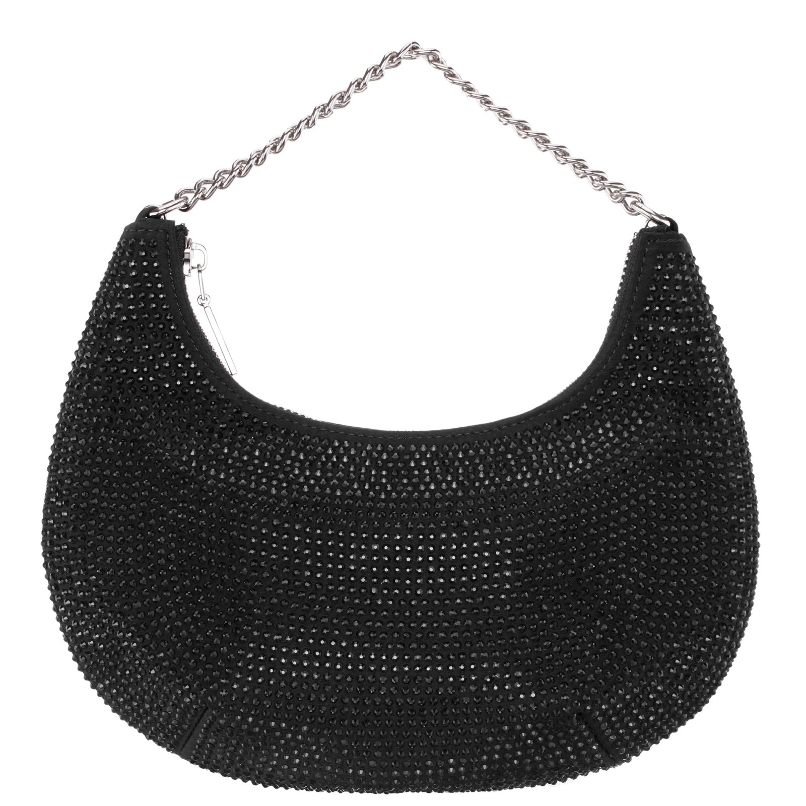 Nina Shoes Daryn Black Glass Crystal Crossbody Bag