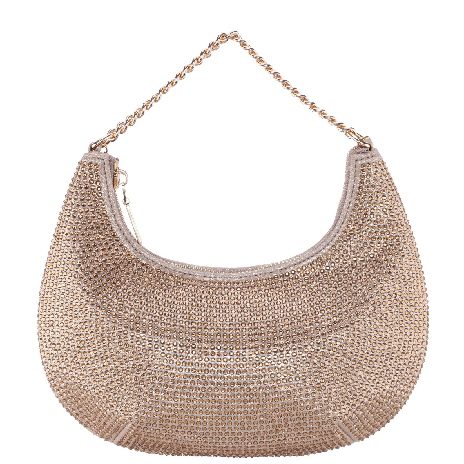 Nina Shoes Daryn Gold Glass Crystal Crossbody Bag