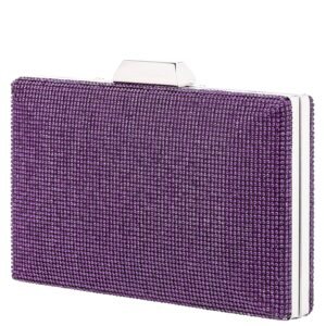 Nina Shoes Desyre Dark Lavender Crystal Minaudiere