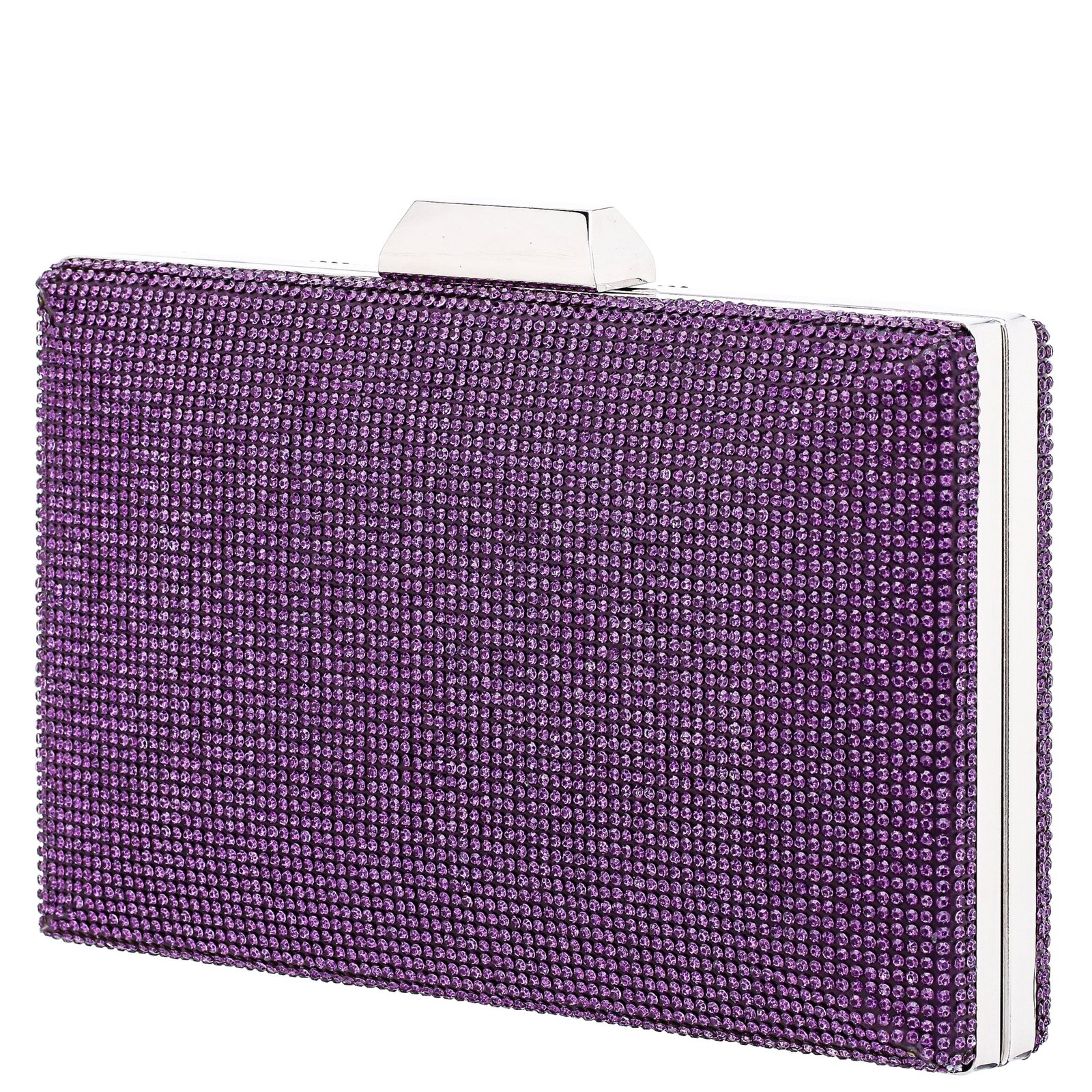 Nina Shoes Desyre Dark Lavender Crystal Minaudiere