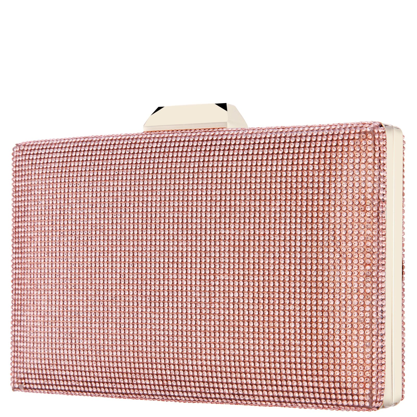 Nina Shoes Desyre Rose Gold Crystal Minaudiere