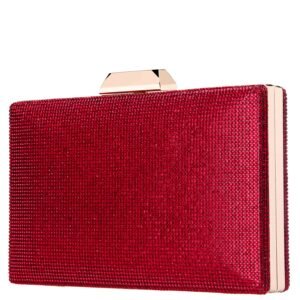 Nina Shoes Desyre Siam Red Crystal Minaudiere