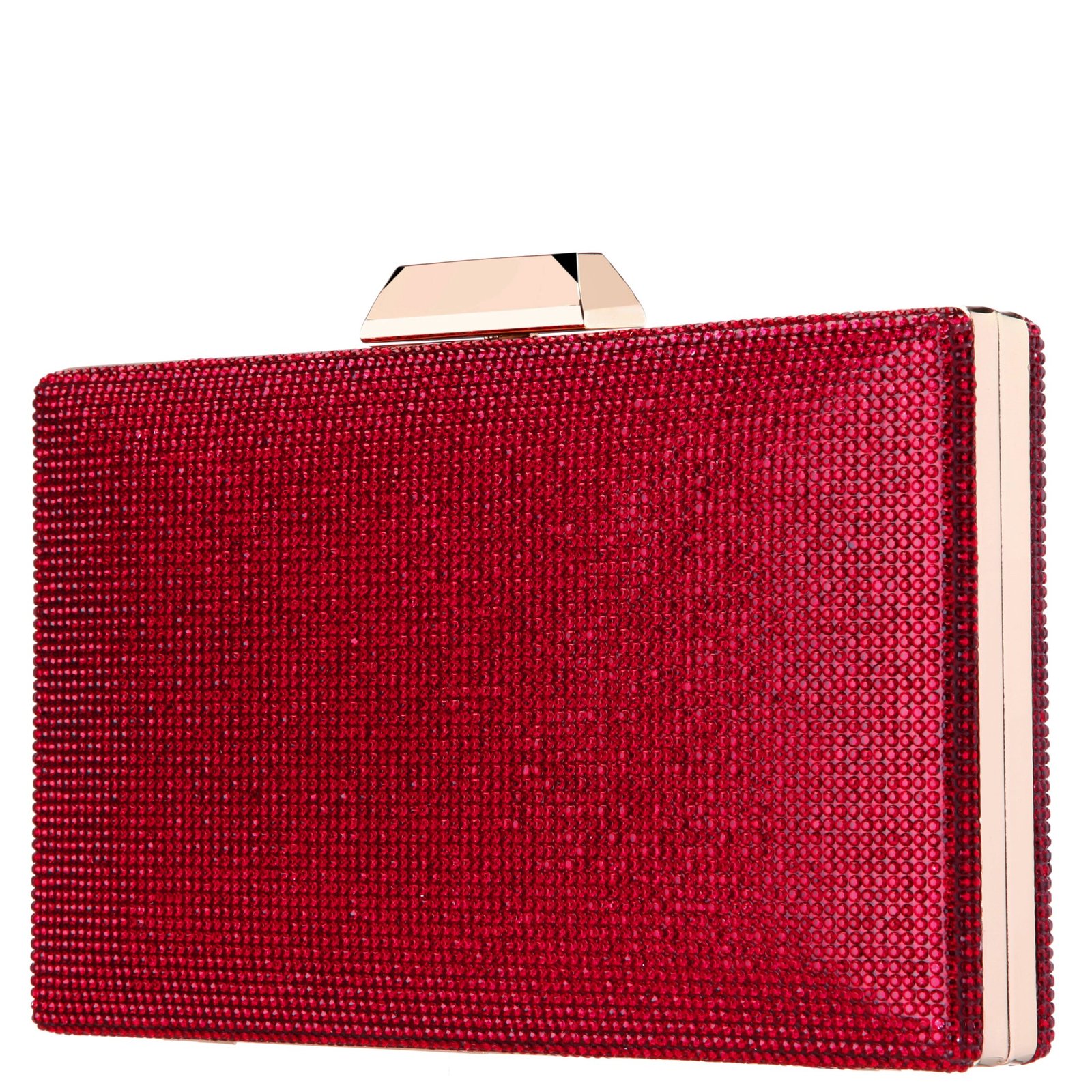 Nina Shoes Desyre Siam Red Crystal Minaudiere