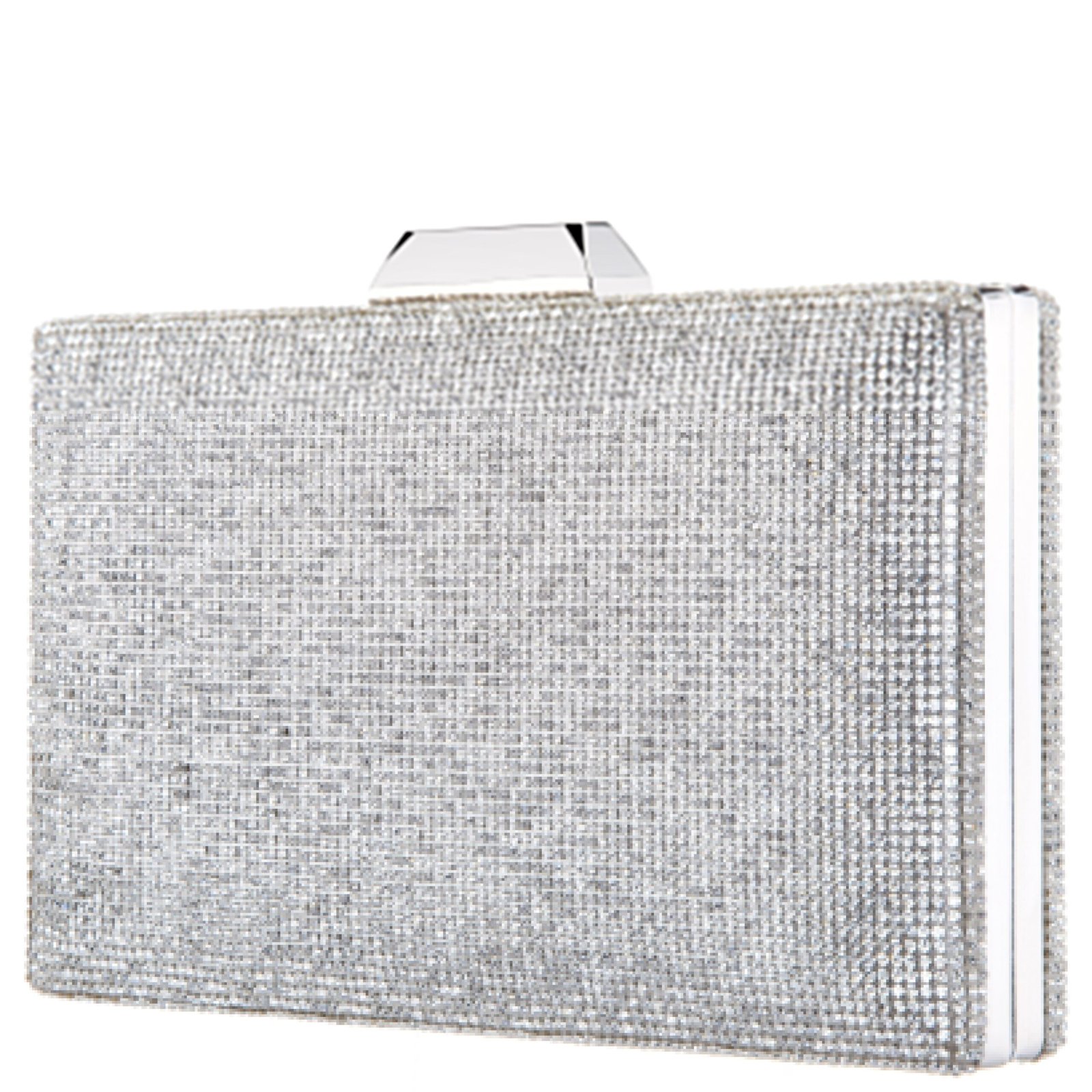 Nina Shoes Desyre Silver Crystal Minaudiere