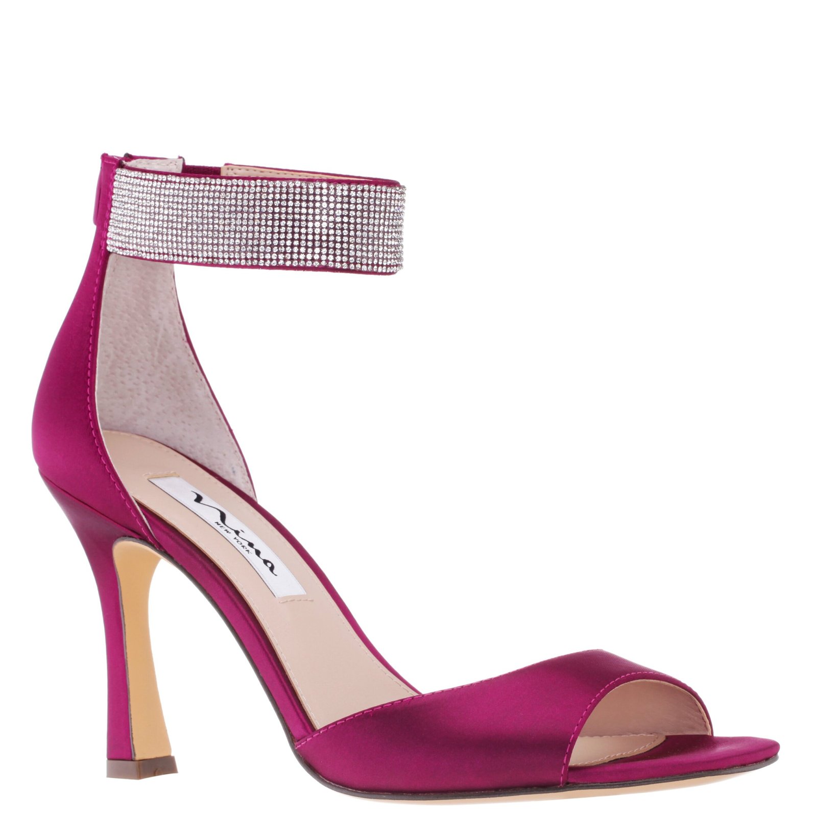 Nina Shoes Dezzie Wine High-Heel Dressy Sandal