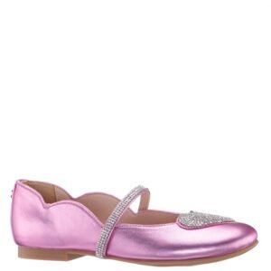 Nina Shoes Girls Diaz Pink Metallic Ballet Flats